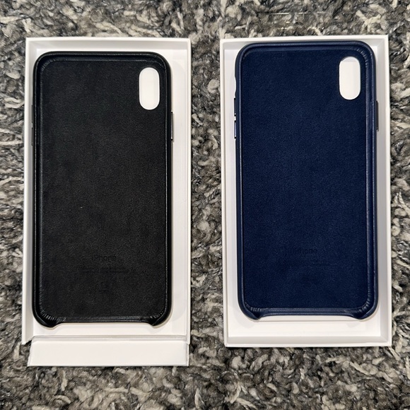 New *BUNDLE* APPLE iPhone XS Max Leather Cases - Picture 4 of 5